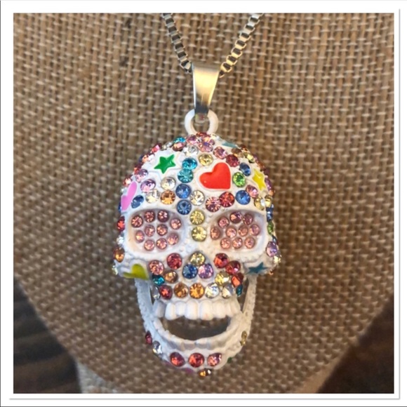 Sugar Skull Necklace - Picture 2 of 4